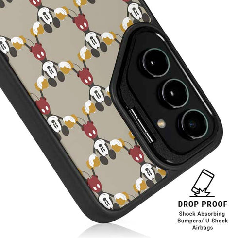 Disney Mickey Mouse Pattern Formation Galaxy S24 Plus Kickstand Case